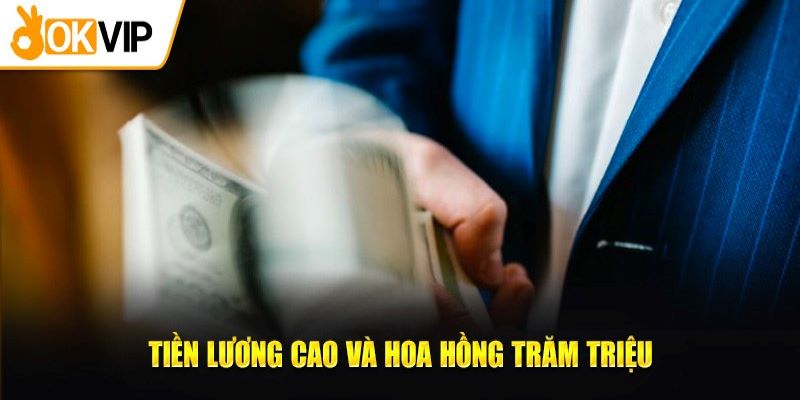 Tiền lương tại OKVIP cực kỳ hấp dẫn